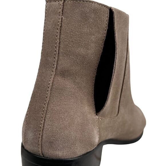 STEVEN BY Steve Madden Desirae Grey Suede Ankle Boots Size 8.5 Medium - Picture 9 of 11